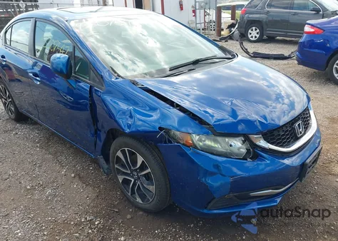 2013 Honda Civic Ex from USA, damaged, VIN 19XFB2F81DE054417